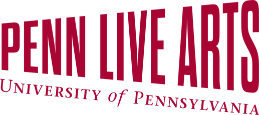 Logo. Red. Penn Live Arts University of Pennsylvania